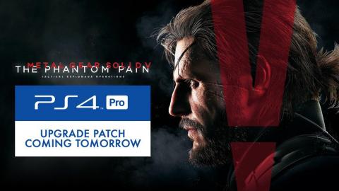 Metal Gear Solid V : The Phantom Pain enfin optimisé PS4 Pro