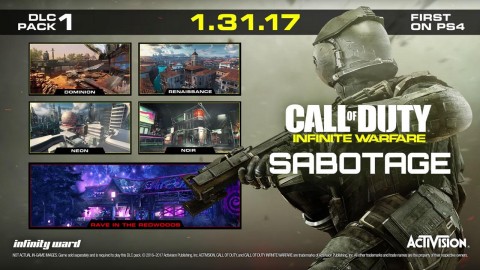 Call of Duty Infinite Warfare présente son pack Sabotage