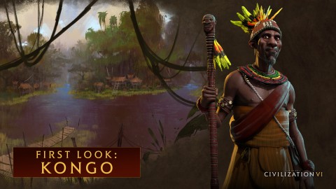 Mvemba a Nzinga à la tête du Kongo dans Civilization VI
