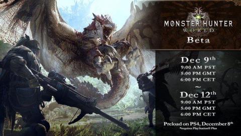 Monster Hunter : World détaille sa bêta