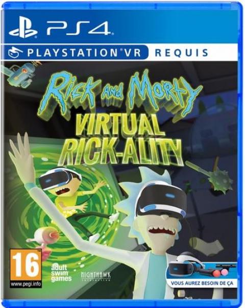 Jaquette Rick And Morty Virtual Rick-ality VR