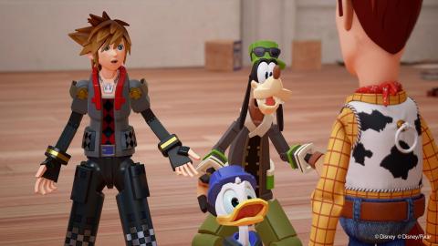 Kingdom Hearts 3 : une vidéo de gameplay chez Toy Story